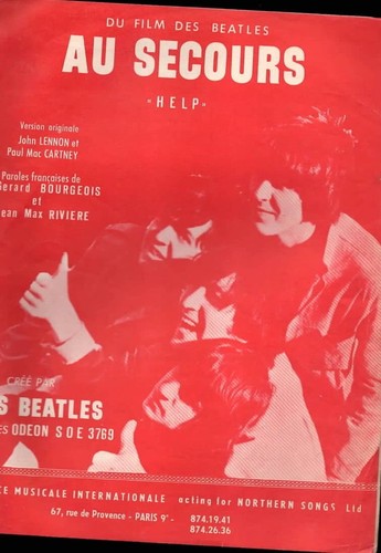 Partition vintage sheet music
