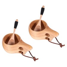 2Pack Nordic  Wooden Cup Kuksa