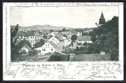 Carte postale svetla saz - carte,