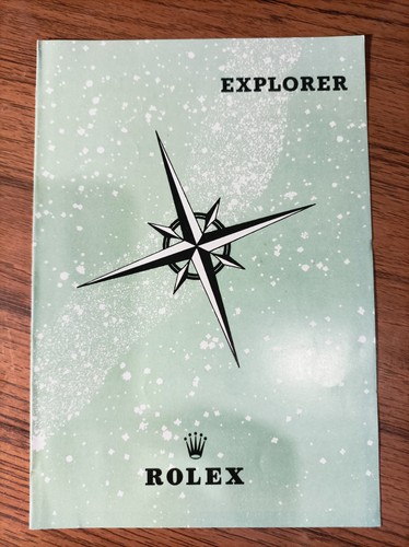 Rolex explorer leaflet english - explorer,