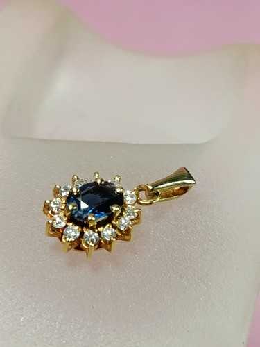 Pendentif carats saphir - 18,