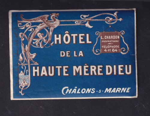 Ancienne étiquette bagage - ancienne,