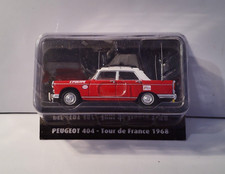Voiture 1/43 - Ixo Altaya - Peugeot 404 - Tour de France 1968 - L'Equipe (A)