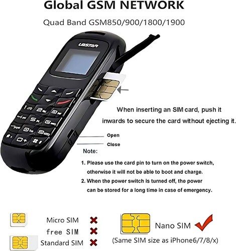 Mini téléphone portable bm70 - téléphone,