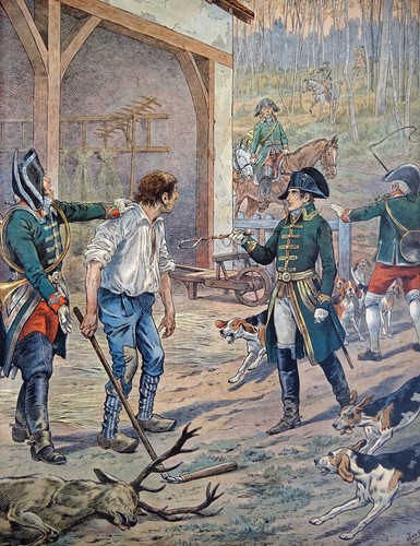 Chasse courre bonaparte - à,