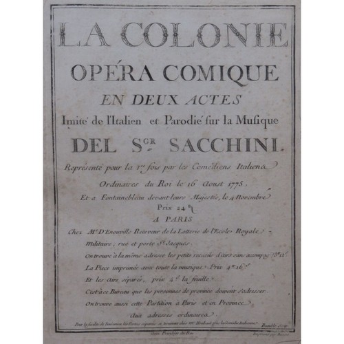 Sacchini antonio colonie - antonio, la