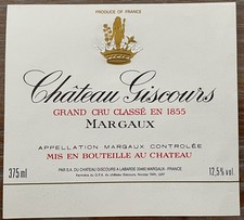 Étiquette Château Giscours