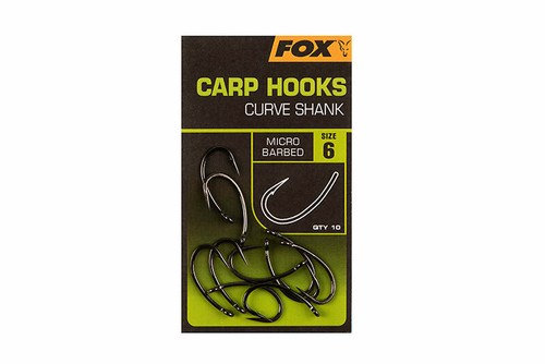 Hameçons fox pour carpe tige - pour,