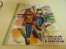 L HOMME  Magazine de style masculin français  N° 56   DE 1948 LE CLUB DE L HOMME