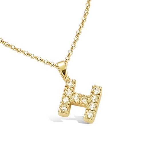 Collier pendentif alphabet - collier,