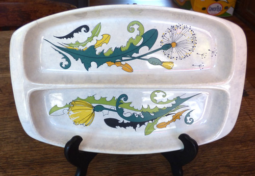 Ancien plat compartiment - plat,