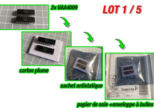 Lot circuits intégrés - lot,