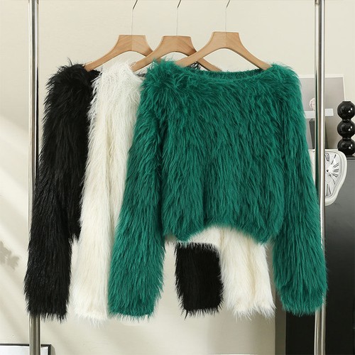 Pull tricoté fausse - pull, en