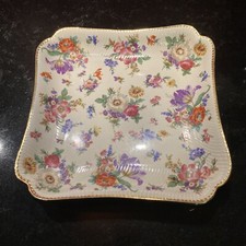 KERALUX BOCH FRÈRES BELGIUM – FLEURS DE SAXE PLATEAUX CERAMIQUES TRES BON ETAT