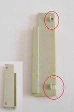 PLAYMOBIL (B33c26) WESTERN - Charnière Gauche Gris Sheriff 3423 Cassée