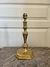 Ancien Pied Lampe Bougeoir