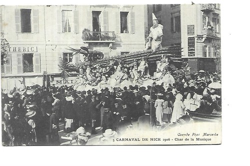 Carnaval nice 1906 char - carnaval,