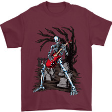 T-Shirt Homme Skull De Guitare