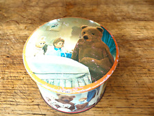 boite ronde bonbons brochet bonne nuit les petits nounours vintage 1960
