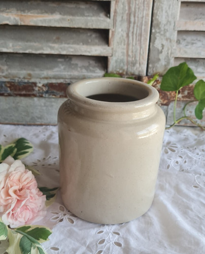 Ancien pot moutarde - a, en