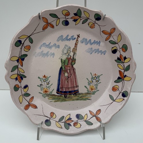 Assiette malicorne faience - en,