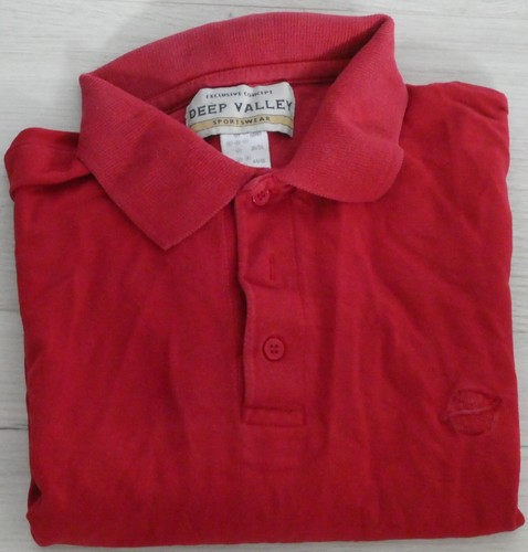 T38 polo rouge - coton, mc