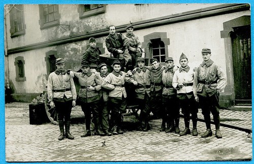 Cpa photo soldats 1 - du, 1°