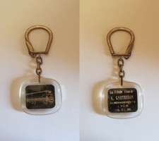 porte-clés La Flèche Blanche, A Gautheron déménagements, Lyon, camion (pc)