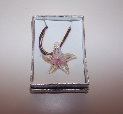 Pendentif etoile verre de - pendentif,