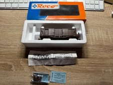 Roco H0 34522 Wagon De Fret Couvert ÖBB Jamais Joué Dans Son Emballage D'origine