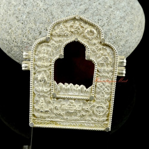 Silver gau ghau tibetan shrine - ghau,