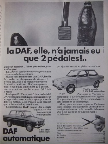 Publicité voiture daf - voiture,