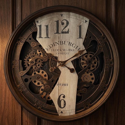 Horloge murale salle manger - salle,