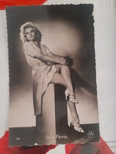 CARTE POSTALE CELEBRITEES VINTAGE LILY FAYOL