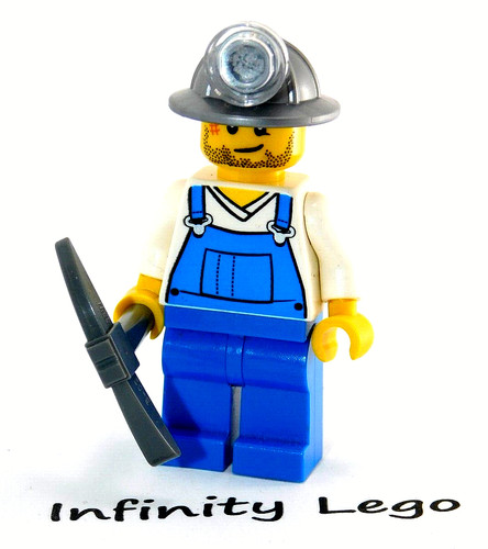 Lego miner minifigure city - lego,