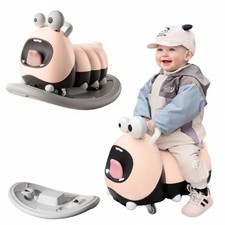 Voiture toboggan véhicule toboggan enfants 3 en 1 bascule, balanceboard et vé...