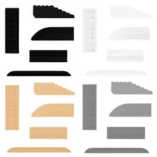 4 Pièces Barres de Seuil de Cuisine Rampe de Rechange pour Robot Aspirateur