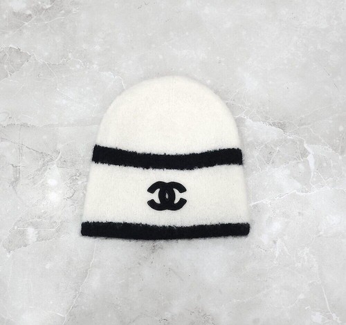 Chanel bonnet avec logo - avec, cc