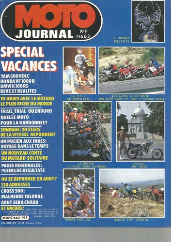Moto journal 663 yam - journal, n°663