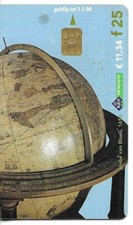RARE / CARTE TELEPHONIQUE - TERRE : GLOBE MEUBLE BOIS ATLAS MONDE / PHONECARD