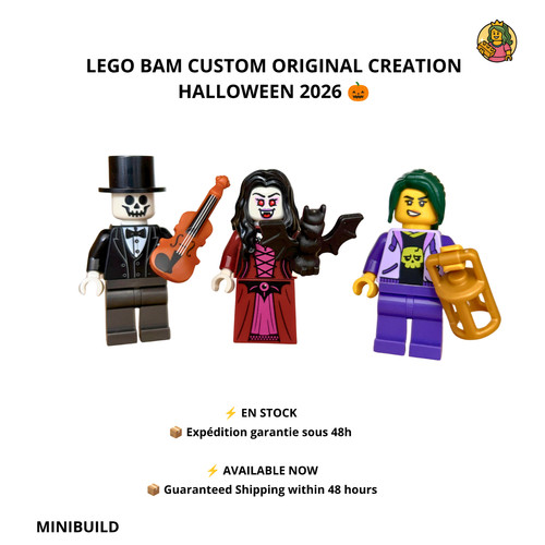 Lego minifigures bam custom - lego,