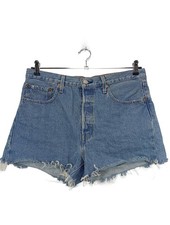 LEVI'S Short en jean Dames Pantalon court T EU 40 bleu style décontracté