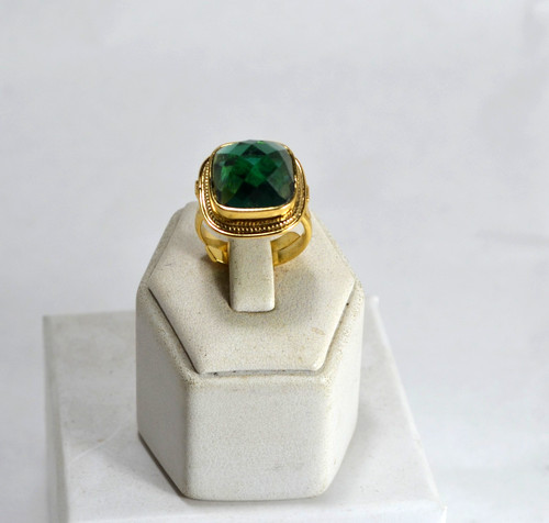 Bague argent 925 doré avec - en,