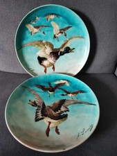 Paire d'assiettes céramique