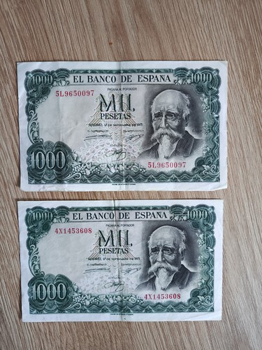 Lot billets espagne - lot, de
