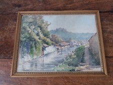 CHEVREUSE Aquarelle XIXe