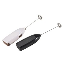  MéLangeur de Boisson éLectrique Portable de Mousseur de Lait de 2 PièCes a3811