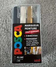 Lot de 4 POSCA couleurs festives