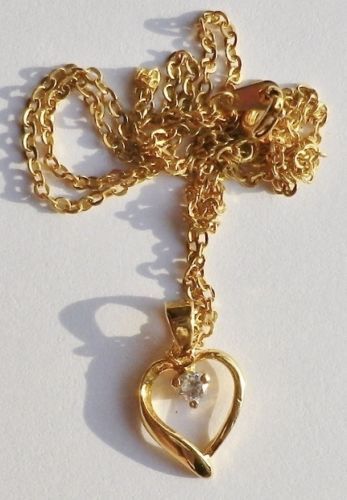Pendentif rétro cœur - rétro,