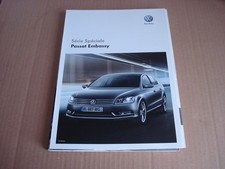 catalogue/brochure   Volkswagen   passat   Embassy - série spéciale   - 2/2012